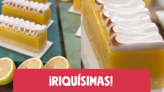 Barritas de lemon pie caseras