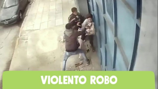 Violento robo en Barracas