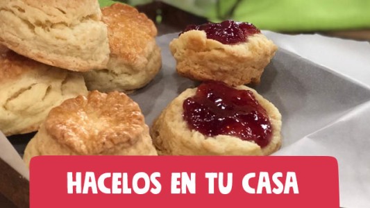 El paso a paso de los scones de yogur