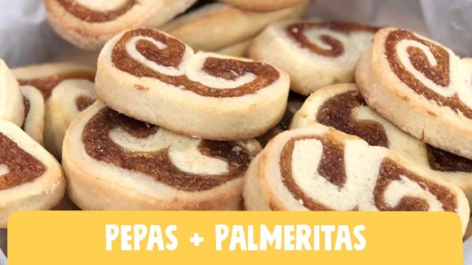 Riquísimas palmeritas con membrillo