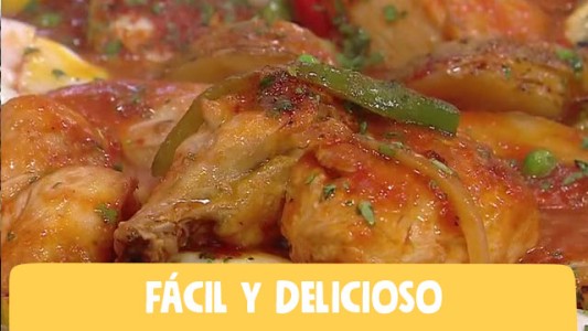 Espectacular pollo a la criolla