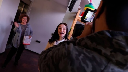 Así fue la visita de Amira Chediak al consultorio de Antonio