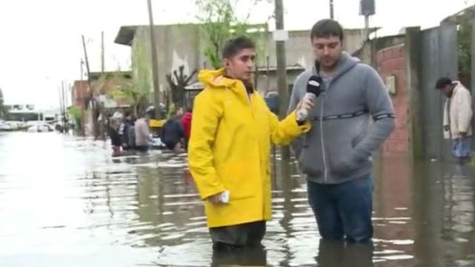 Desesperación por las inundaciones en Esteban Echeverría