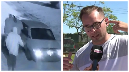 Siete delincuentes quisieron robarle y se salvó de milagro