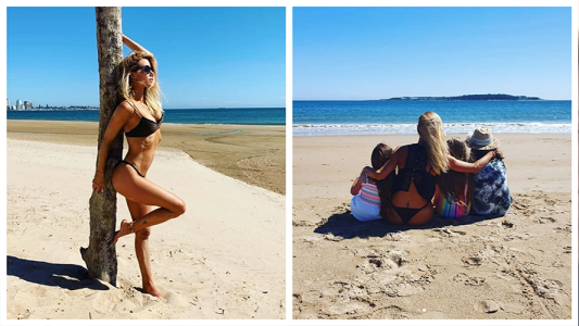 El particular festejo de cumpleaños de Nicole Neumann con sus hijas