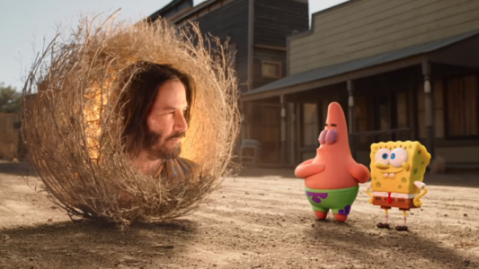 ¡Bob Esponja y Keanu Reeves juntos!