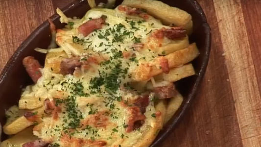 Entrada ATR: ¡Papas a la crema con cuatro quesos!