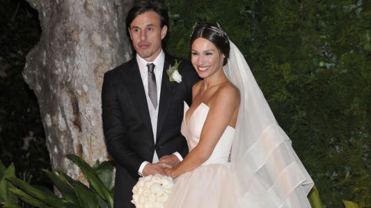 ¿Quién agarró el ramo del casamiento de Pampita?