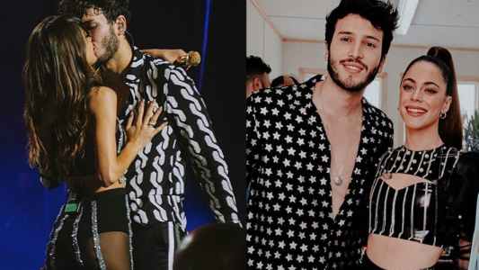 El sensual baile de Tini Stoessel con Seba Yatra