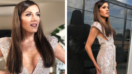 ¡Diosa total! Mariana Genesio a puro brillo y con nuevo look