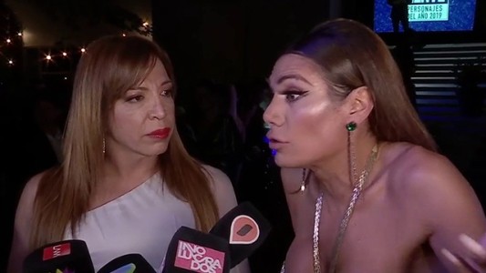 El encuentro entre Lizy Tagliani y Flor de la V