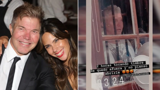 Barby Franco dejó en la calle a Burlando y lo escrachó en las redes