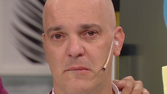 El llanto de Santi Giorgini en vivo