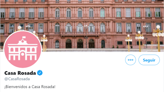 El traspaso de mando en redes sociales