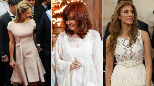 Los looks de la asunción presidencial