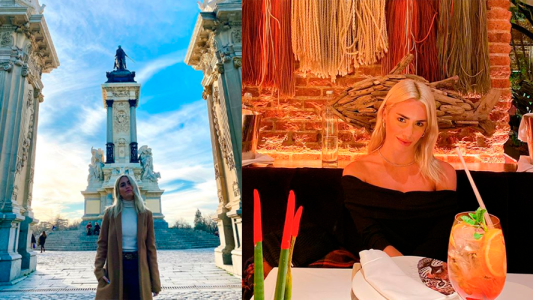 Las vacaciones de Lali en España