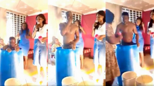 ¿Agua bendita? Pastor hizo que sus fieles tomen el agua en la que se bañó