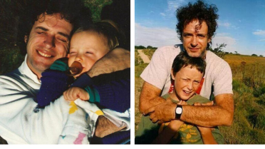 Gracias totales: Benito Cerati compartió unas fotos inéditas con su papá