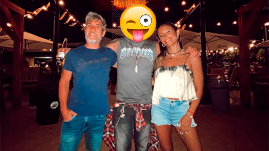 Lourdes Sánchez subió una foto con su ex y el Chato juntos