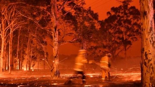 Las impactantes imágenes de los incendios en Australia