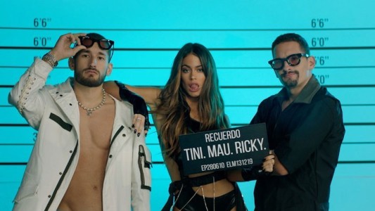 Tini, Mau y Ricky suben la temperatura con su nuevo hit