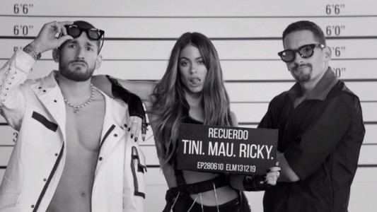 Se estrenó el nuevo video de Tini, Mau y Ricky
