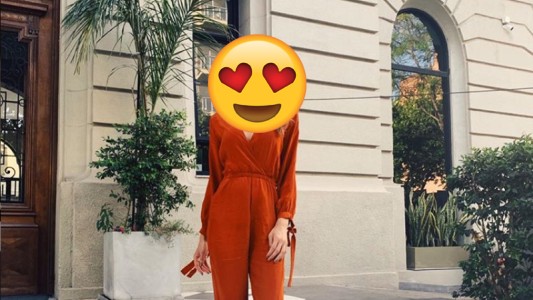 El look platinado de Mariana Genesio