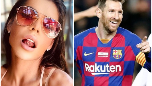 El insólito lugar en el que una modelo se tatuó a Messi