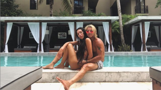 Las románticas vacaciones de Claudio Caniggia y Sofía Bonelli