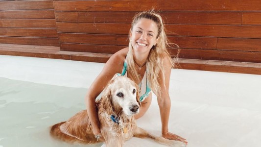 Stephanie Demner le dijo adiós a su perro Rocky