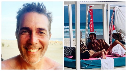 Las exóticas vacaciones de Rodolfo Barili