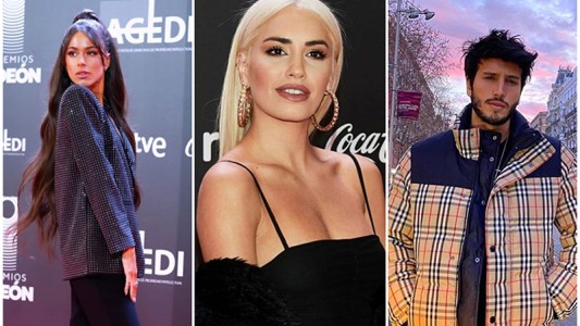 Lali, Tini y Sebastián Yatra en los premios Odeon