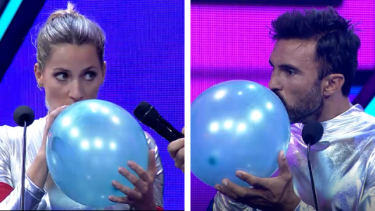 Así es la voz de Mica Viciconte y Cubero tras inhalar helio