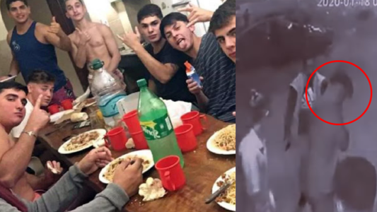 ¡Imágenes sensibles! Uno de los rugbiers se chupó los dedos con sangre de Fernando Báez