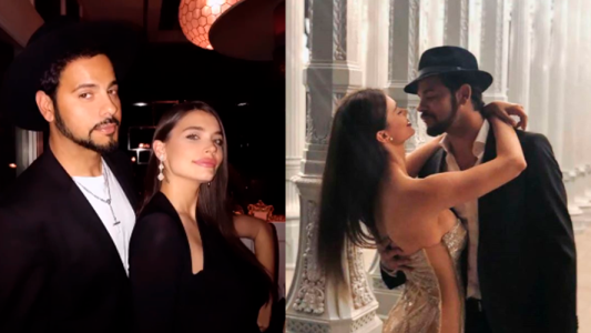 La romántica foto de Eva de Dominici y Eduardo Cruz