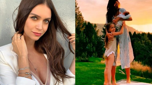 La foto en familia de Zaira luego del nacimiento de Viggo