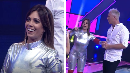 ¡Otra vez! Pía Shaw se cae en vivo en la pileta