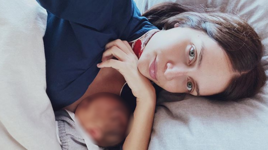Zaira Nara y Viggo pasaron una siesta dominguera muy tierna