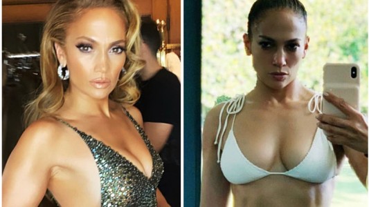 La selfie de Jennifer López al natural