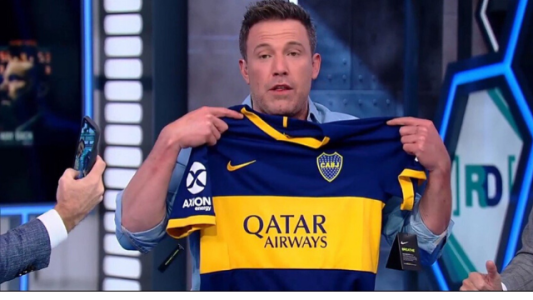 ¡Ben Affleck Xeneize! Posó con la camiseta de Boca