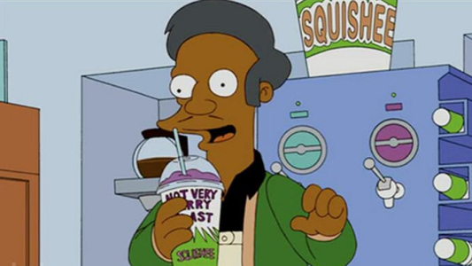 Apu se despide de los Simpsons