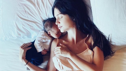 La tierna foto al natural de Zaira con Viggo