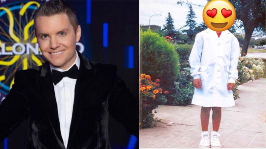 Santiago Del Moro sorprendió con una foto de su infancia escolar