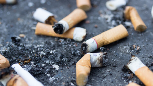 Tirar colillas de cigarrillos en la calle podría tener multas de 19 mil pesos