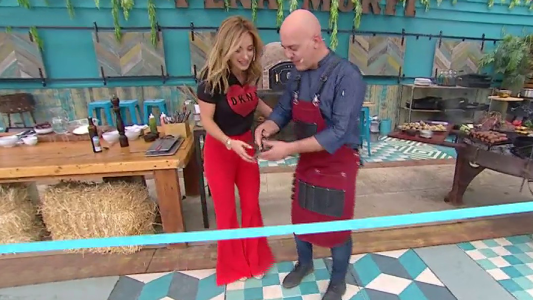 El increíble blooper de Jesica Cirio en la nueva parrilla de la Peña