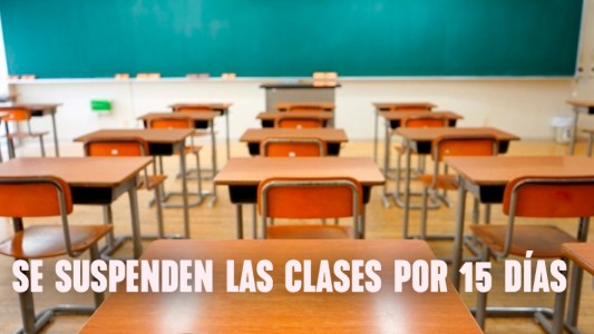 Se suspenden las clases hasta el 31 de marzo