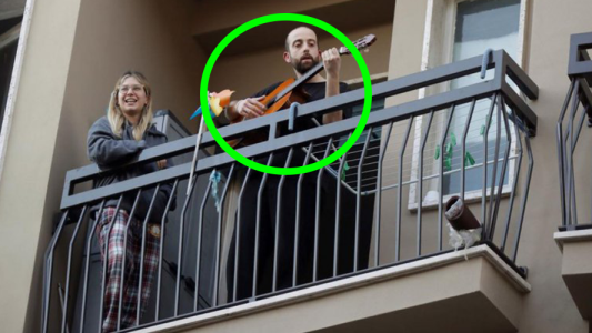 Curiosas formas de pasar la cuarentena en España e Italia