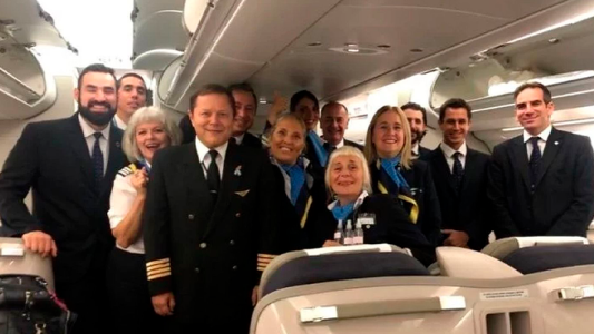 El mensaje de la tripulación de Aerolíneas antes del primer vuelo de repatriación