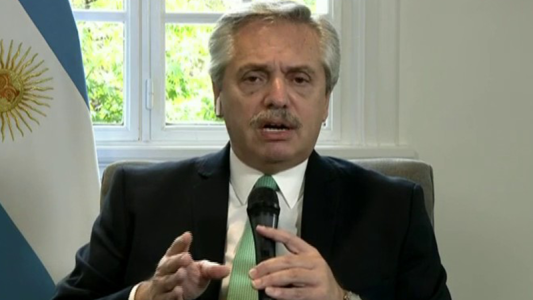 Alberto Fernández: "Voy a ser inflexible con quienes violen la cuarentena"