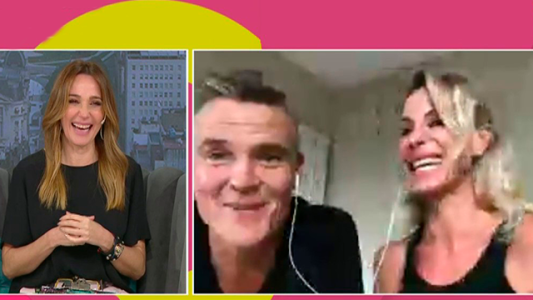 Jimena Cyrulnik y Lucas Kirby hicieron terapia desde la cuarentena